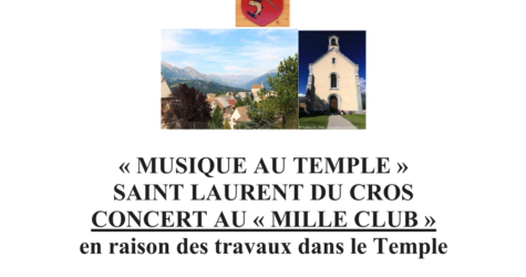 Concert en duo de flûte et violoncelle à Saint-Laurent du Cros